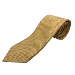 Canali Silk Tie, Gold & Light Blue, Made in Italy